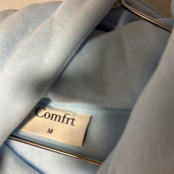 Comfrt kids Pastel Limited Collection Hoodie Hooded Sweatshirt NEW Baby Blue 10 - Picture 5 of 6